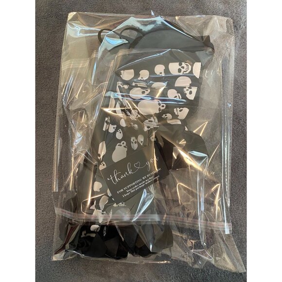 Women's Black and White Skull Corset 36 Small - Picture 10 of 10